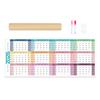 Super velká samolepka na zeď Kalendář 2026 Opakovaně použitelná Matná tabule Plánovač domova a práce Nástroj pro celoroční plánování