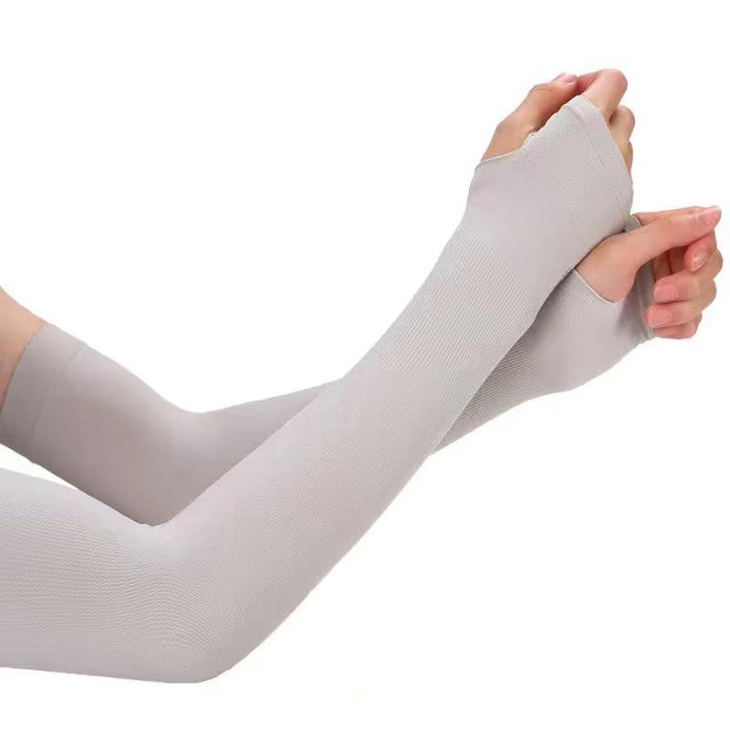 

1Pair Arm Guard Sleeve Unisex Sports Sunscreen Uv Protection Sleeves Outdoors Running Fishing Cycling Sunscreen Sleeve сірий колір