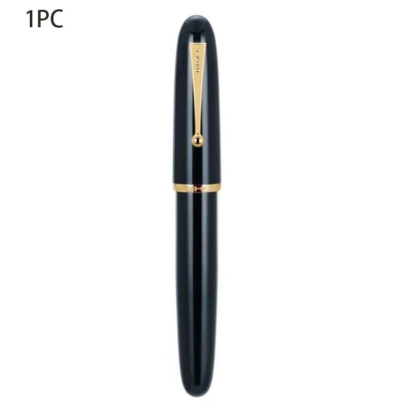 Luxury JinHao 9019 Dadao Fountain Pen Acrylic Transparent Spin Pen 40MM Nib Stationery Office School Supplies Writing Pens