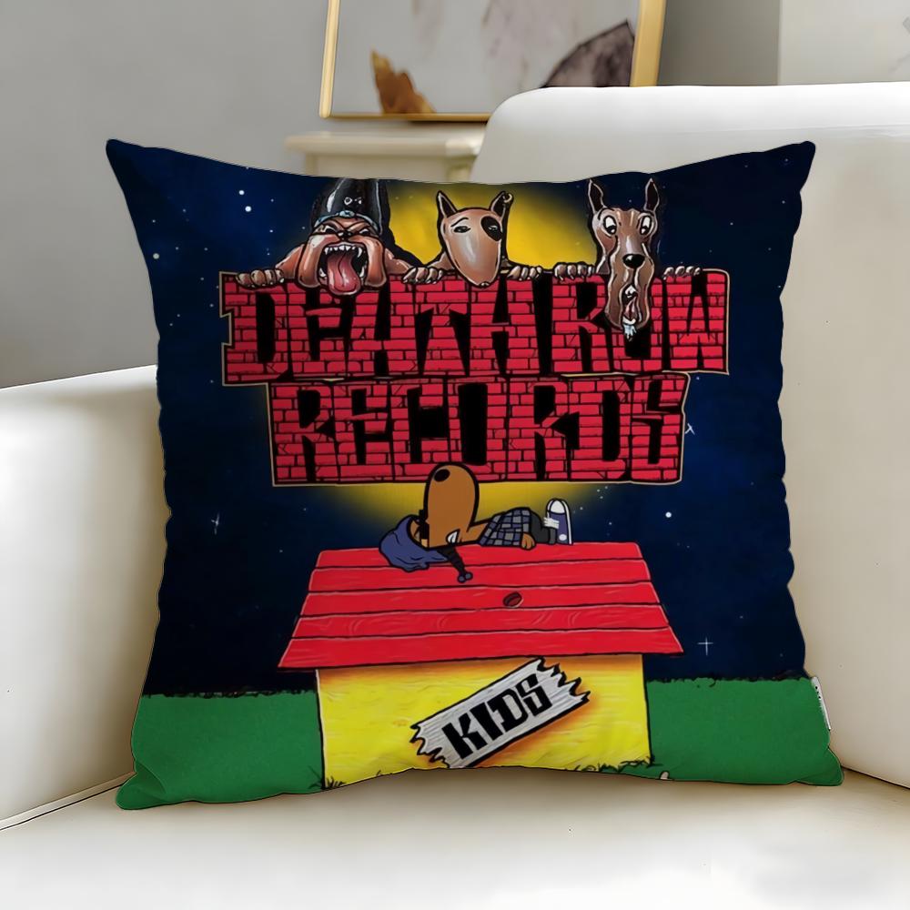 

Лейбл Death Row Records Наволочка Мягкая Легко стирающаяся Подушка Универсальная для Дивана Кровати Путешествий и Офиса 30X30cm