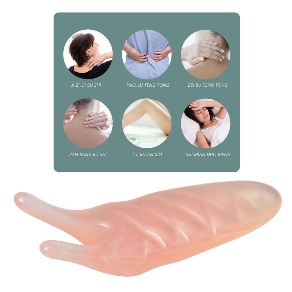 Sha Facial Tool Massage Rounded Corners Narrow Nose Scraping Massage Tool for Lady