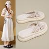 Módní dámské ležérní pantofle Nový pohádkový styl se sukní Platforma Plážové sandály Těhotné ženy Protiskluzové pantofle Dámské pantofle