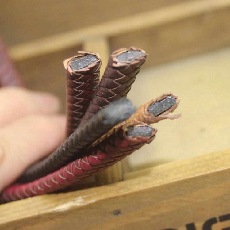 Barkács Ékszerkellékek Anyagok, Többszálas Fonott 10X5Mm Lapos Marhabőr Zsinór, Karkötő és Poggyász Tartozékok Zsinór