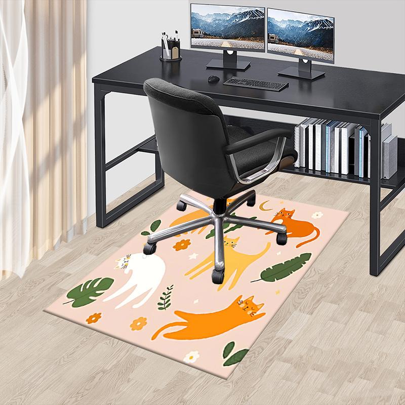 

1pc Cats, Nature Area Rug Soft Flannel Floor Mat for Living Room, Bedroom and Carpet, Sofa Coffee Table Floor Mat, Decorative Rug q45 60cm by 90cm