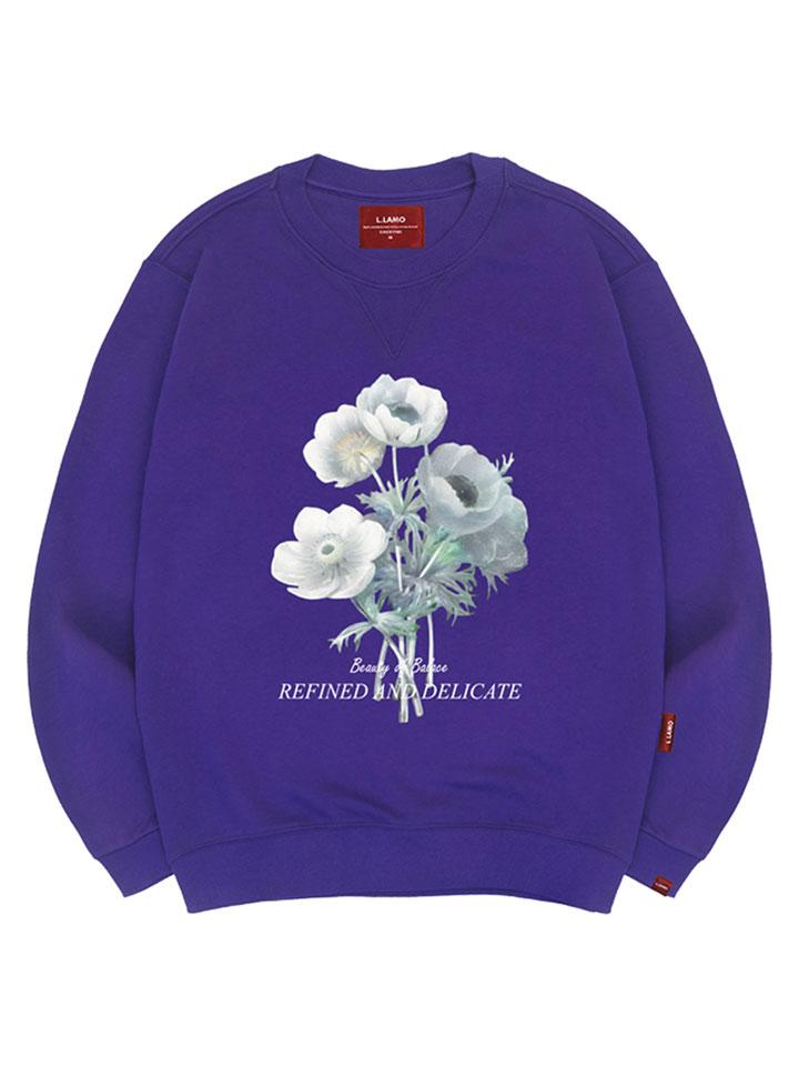 Ellamo Beauty Flower Sweatshirt Unisex Plus Size S~4Xl (Type A)