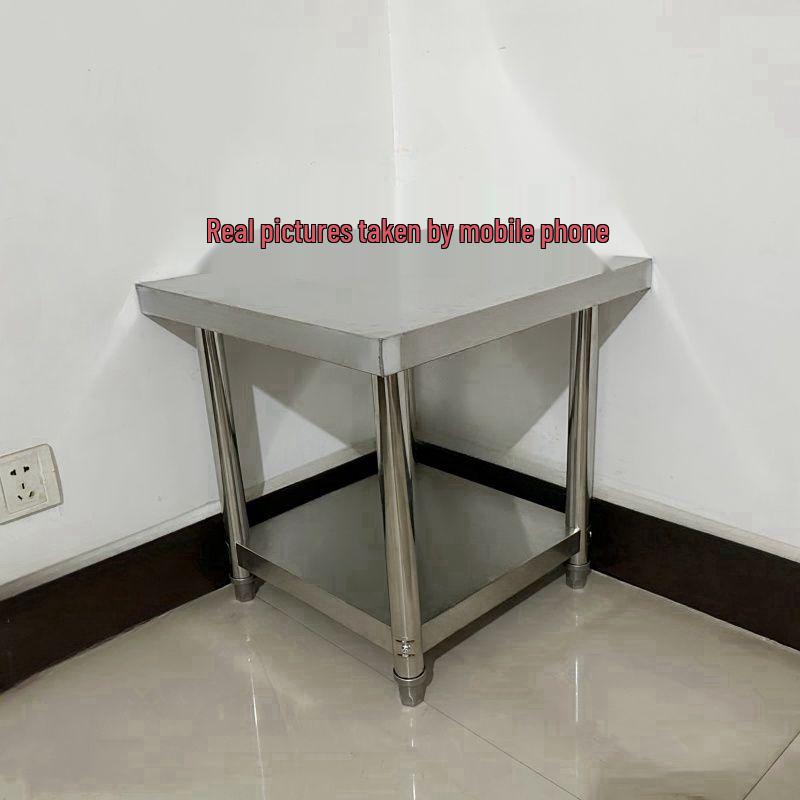 Stainless Steel Storage Rack for Workbench, Soup Pot, Fish Tank, Refrigerator, and Rice/Flour Moisture-Proof Bracket.