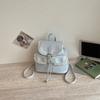 Schoolbag Sweet High-value Backpack Bag Female Foreign Style 1011 New Trendy Fashion Cute Backpack Korean Version Portable Small Square Bag