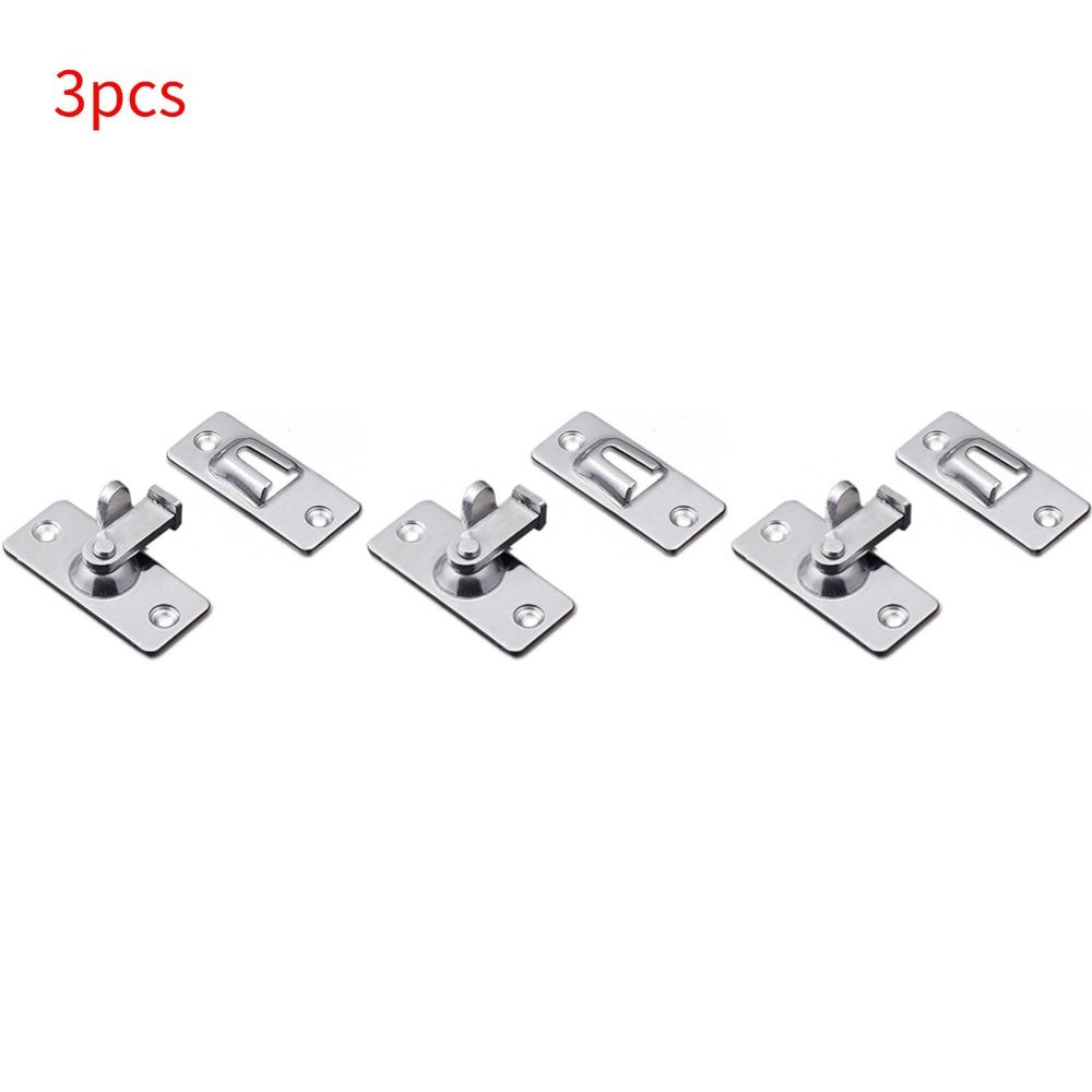 Door Lock Guard Latch Bolt 90 Degree Steel Toggle Latch Sliding Barn Door Lock Wine Cabinet Closet Right Angle Lock Hardware