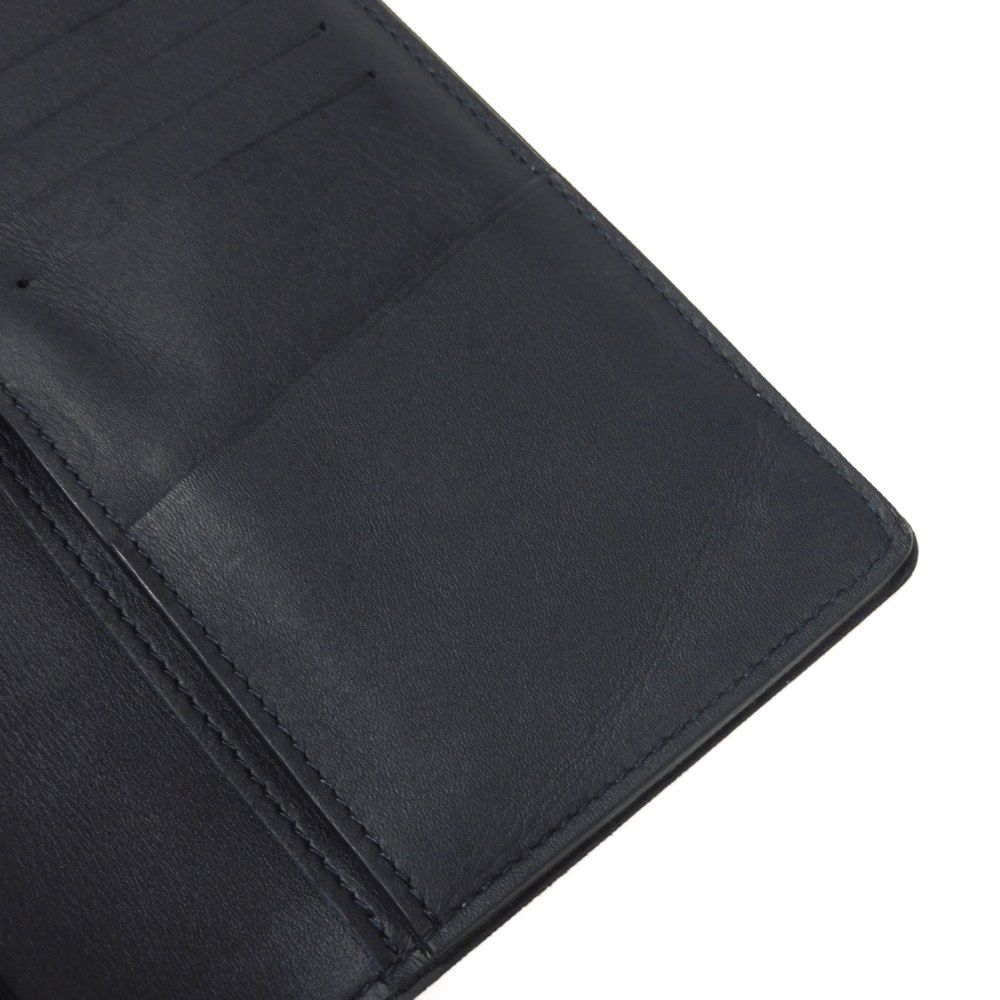 Used 12564 Portefeiulle Braza N63506 7940 New Logo White Navy Bifold Damier Coast Blue Marine Men's from Japan AUTHENTIC