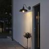 Retro American Waterproof Outdoor Wall Lamp for Entryways and Balconies