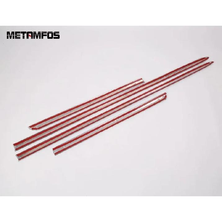 For Ford Focus Sedan - 2024 Chrome Door Side Line Strip Body Skirt Molding Trim Exterior Accessories Car Styling