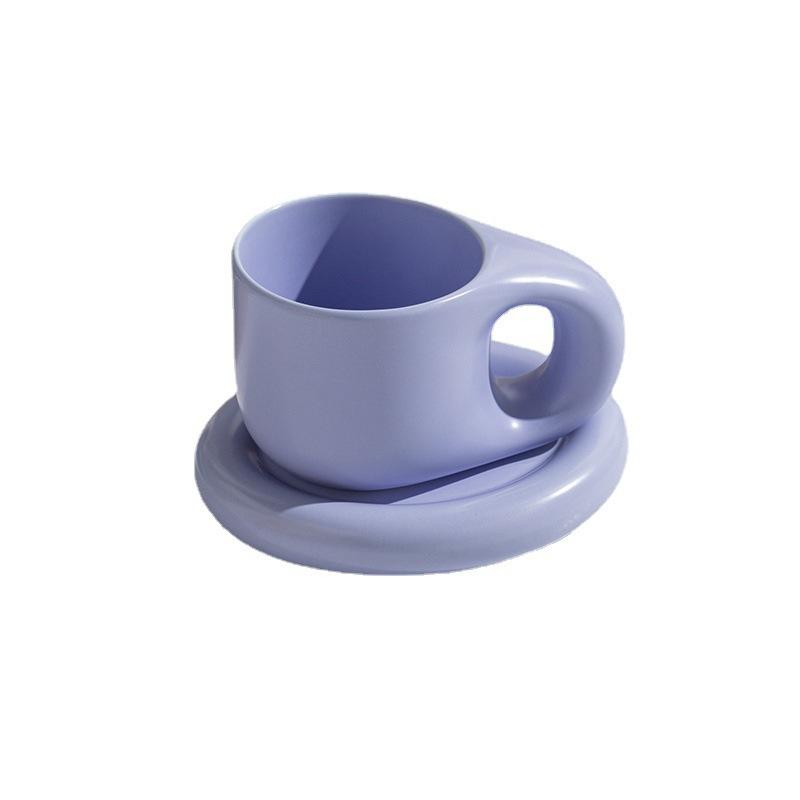 Internet Celebrity Chubby Ceramic Mug High Value Summer Large Capacity Student Water Cup Cute Big Belly Cup