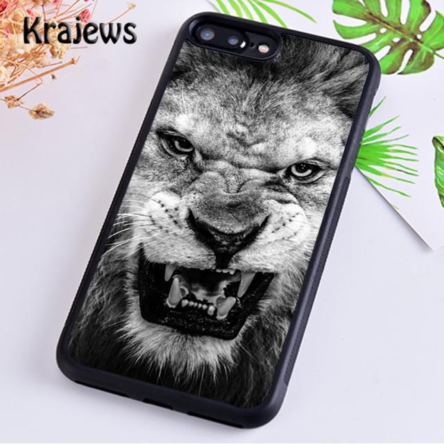 

Krajews African Lion Big Cat Soft Phone Case Cover For iPhone 17 Air 16 15 14 plus 11 12 13 pro max Plus coque Fundas iPhone 13