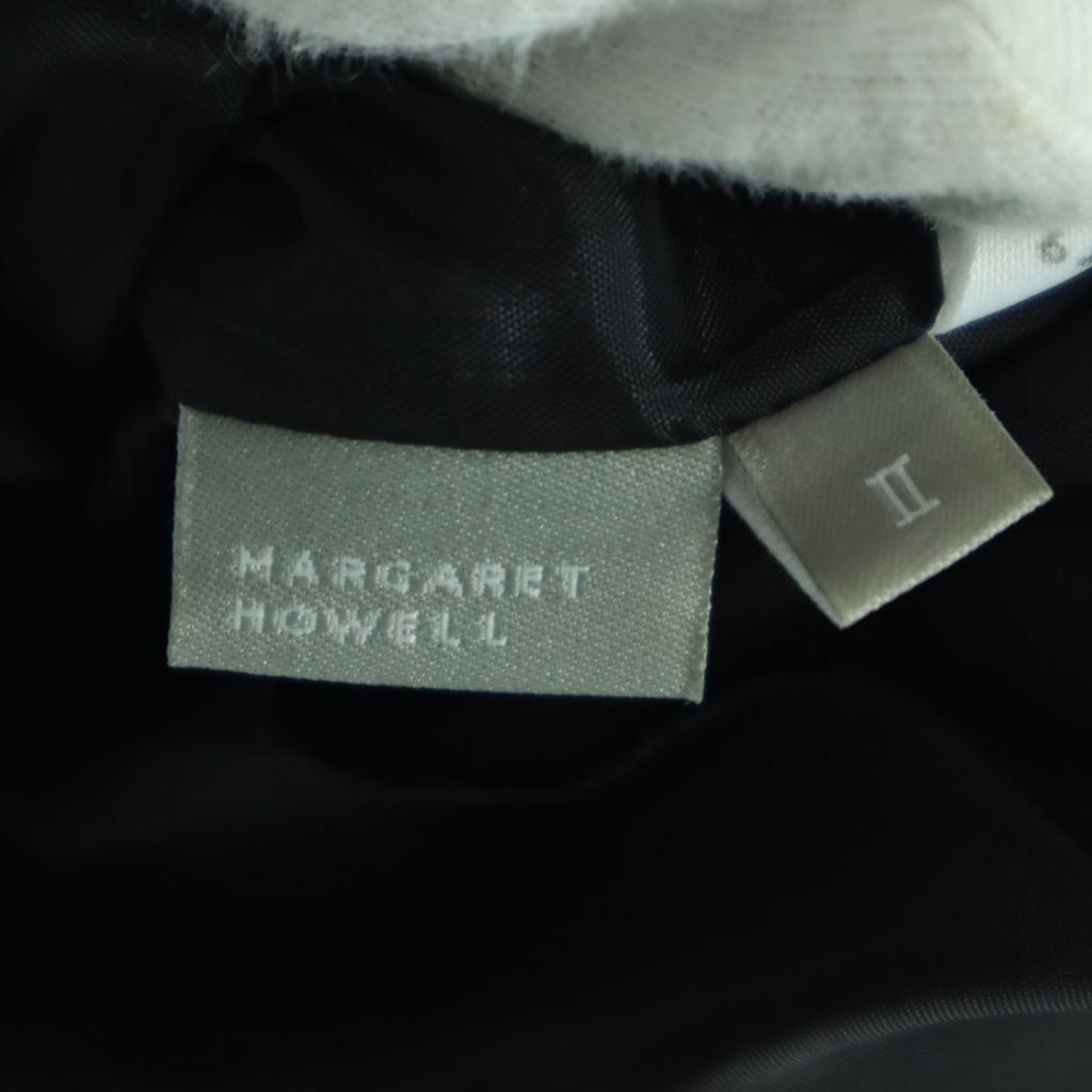 MARGARET HOWELL made in Japan Midi length Velor Pleated skirt 2 black Women Used