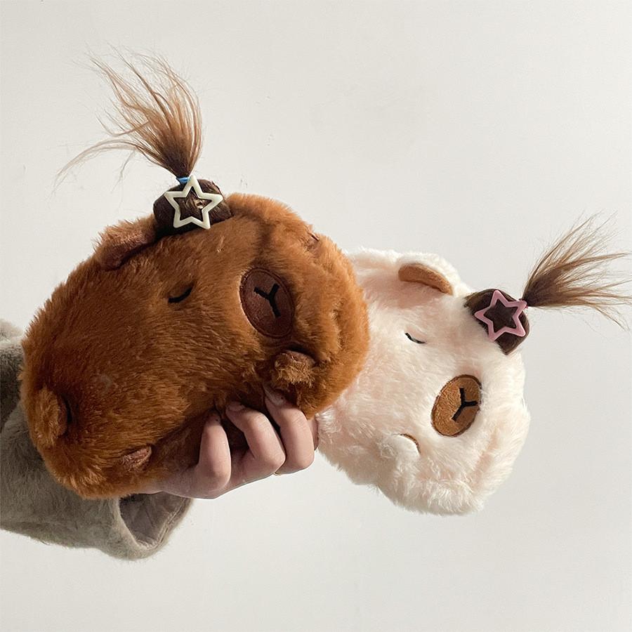 Plush Pen Capybara Pouch Student Cutes Cartoon Animal Storage Supplies Bags