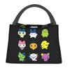 Tamagotchi Set Large Insulated Lunch Bag for Women Kids Portable Food Boxes Thermal Lunch Box Tote