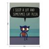 Night In The Woods Pizza Throw Blanket Travel Plaid on the sofa Sleeping Bag Giant Sofa Blankets