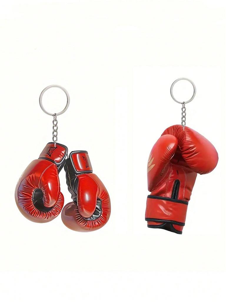 Boxhandschuh Schlüsselanhänger, einfacher Stil, kreativer Schlüsselanhänger für Männer, Rucksack Anhänger, runde Schnalle einfach zu installieren