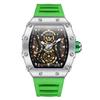 Fashionable Sports Fully Automatic Mechanical Watch Men's Silicone Band Waterproof Watch