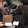 Portable Car Tissue Holder Hanging Design For Roll of Paper Car Interior Tissue Napkin Box Accessory