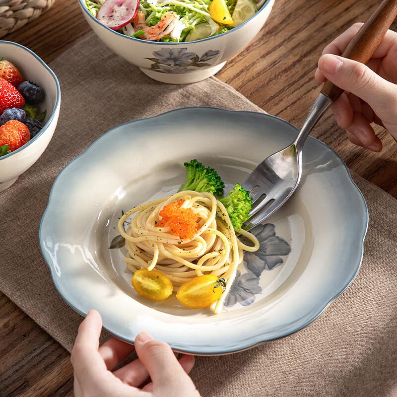 Haowaijia Blue Memory Ceramic Dinnerware Set