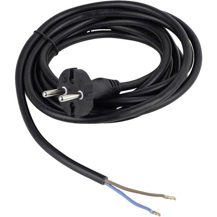 AS Schwabe 70522 alimentation Câble de raccordement noir 3.00 m