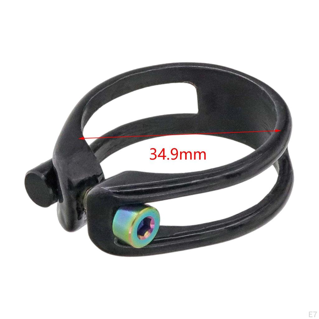 Bicycle Seatpost Clamp Collar Tube Clip Lightweight Premium Replacement Road Seat Post