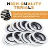 M16 Aluminium Alloy Rubber Gasket Car Oil Sump Drain Plug Sealing Gaskets Rings Washer for Renault Clio Duster Espace Fluence