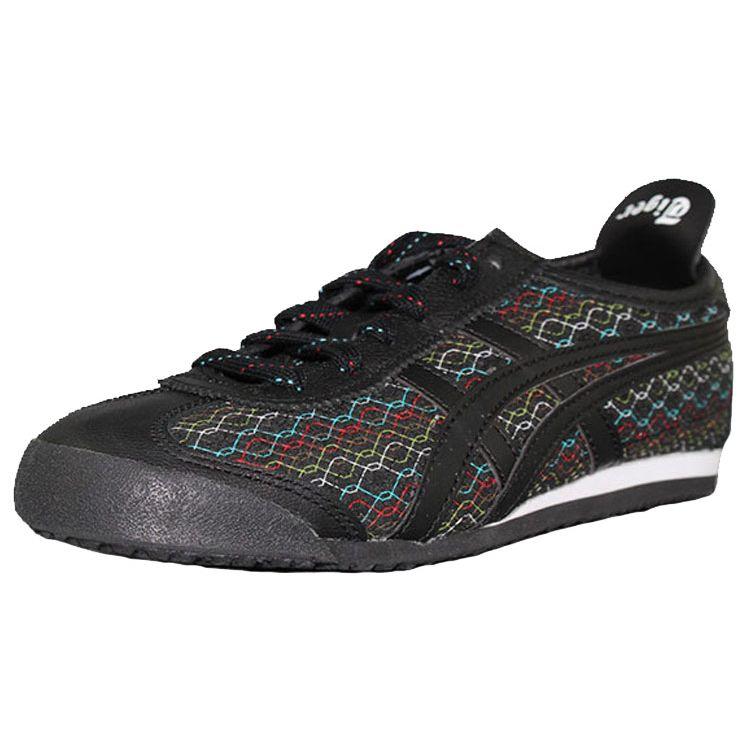 Onitsuka Tiger  Mexico 66 Black Multi-Color Women Sneakers D7A9N-9090