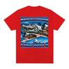 Bombardino Crocodilo Funny Crocodile Plane Bomber Meme T Shirts for Unisex Women Summer Pop Fashion Trend Oversized Cotton Tshirt
