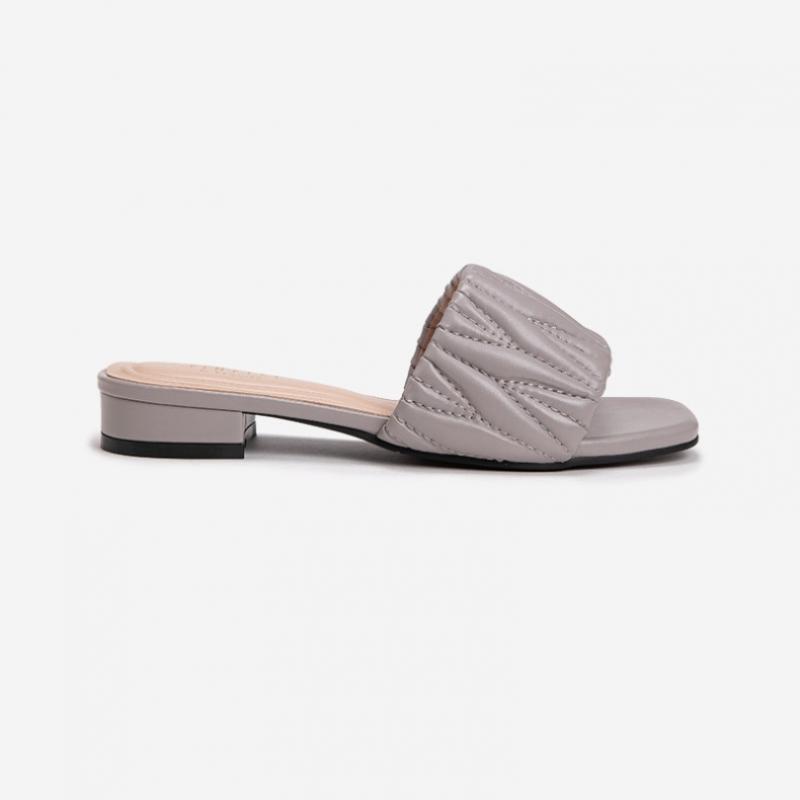 Simplet By ESquire Simple Women S Lumi Shirring SlideS Gray