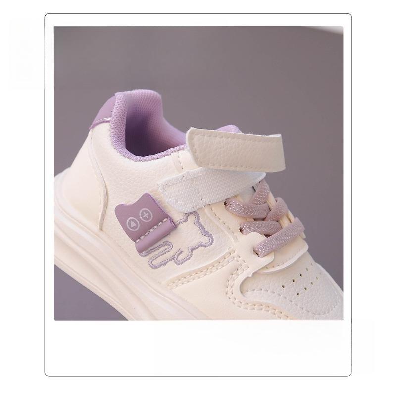 Mädchen Canvas-Schuhe Frühling und Herbst Neu Baby Schule Kleine Weiße Schuhe Jungen Sport Freizeitschuhe Rutschfeste Babyschuhe