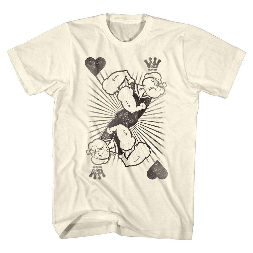 Popeye King of Hearts Men s T Shirt 4XL