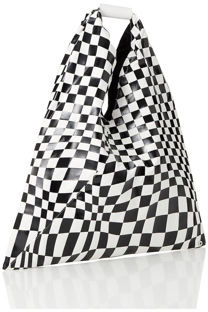 MM6 Maison Margiela Tote Bag Japanese Print S54WD0039-P4615 Women's White/Black [Used]