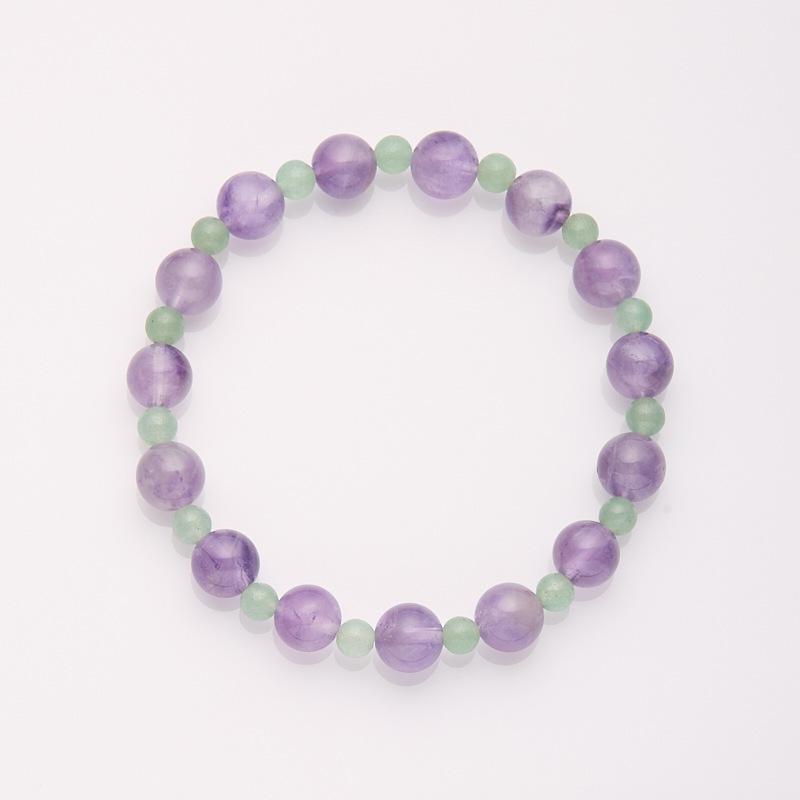 Xiaohongshu Natural 8MM Amethyst Bracelet - Elegant Purple Lavender Beaded Design for Women