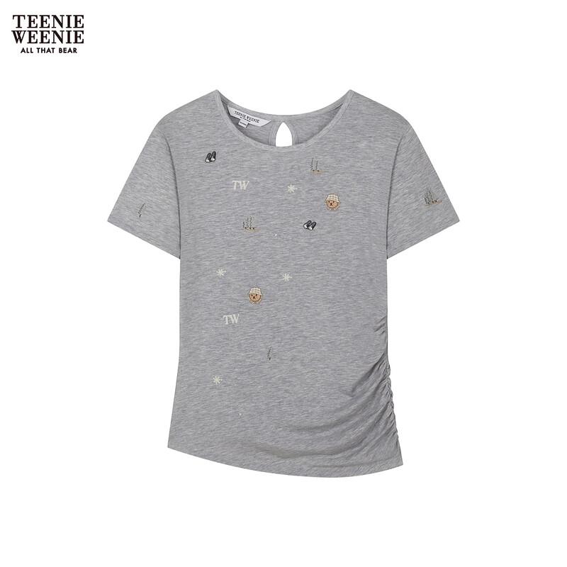 Teenie Weenie Women's Bear Letter T-Shirt