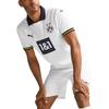 Puma Borussia Dortmund SS24 Markenlogo Bequeme Mode Weich Kurzarm Fußballtrikot Herren Tops Weiß 77496403