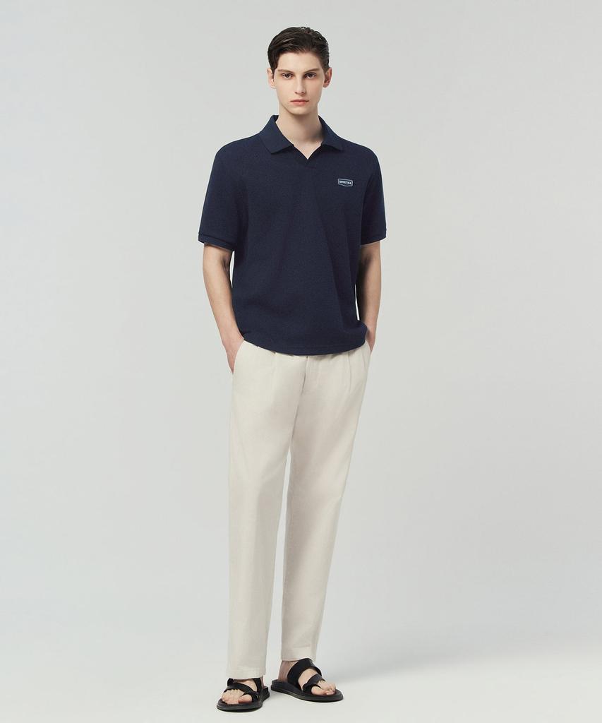 DUVETICA Matarello (Dark Navy) (Men'S Short-Sleeve Polo Shirt)