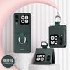 Full Coverage Foldable Phone Case Galaxy Z Flip With Shockproof Protection Ring Stand PU Leather