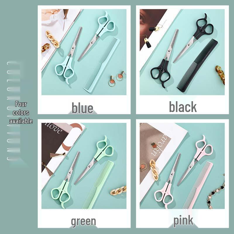 Bangs Haircutting & Styling Scissors Set - Stainless Steel Shears & Thinning Tools