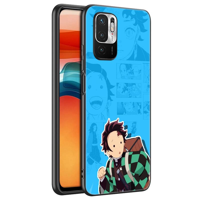 Cartoon Japan Anime Demon Slayer Silicone Phone Case For Xiaomi Redmi Note 11 10 9 8 Pro 11T 10T 10S 9S 8T 9 9A 9C 9T Cover