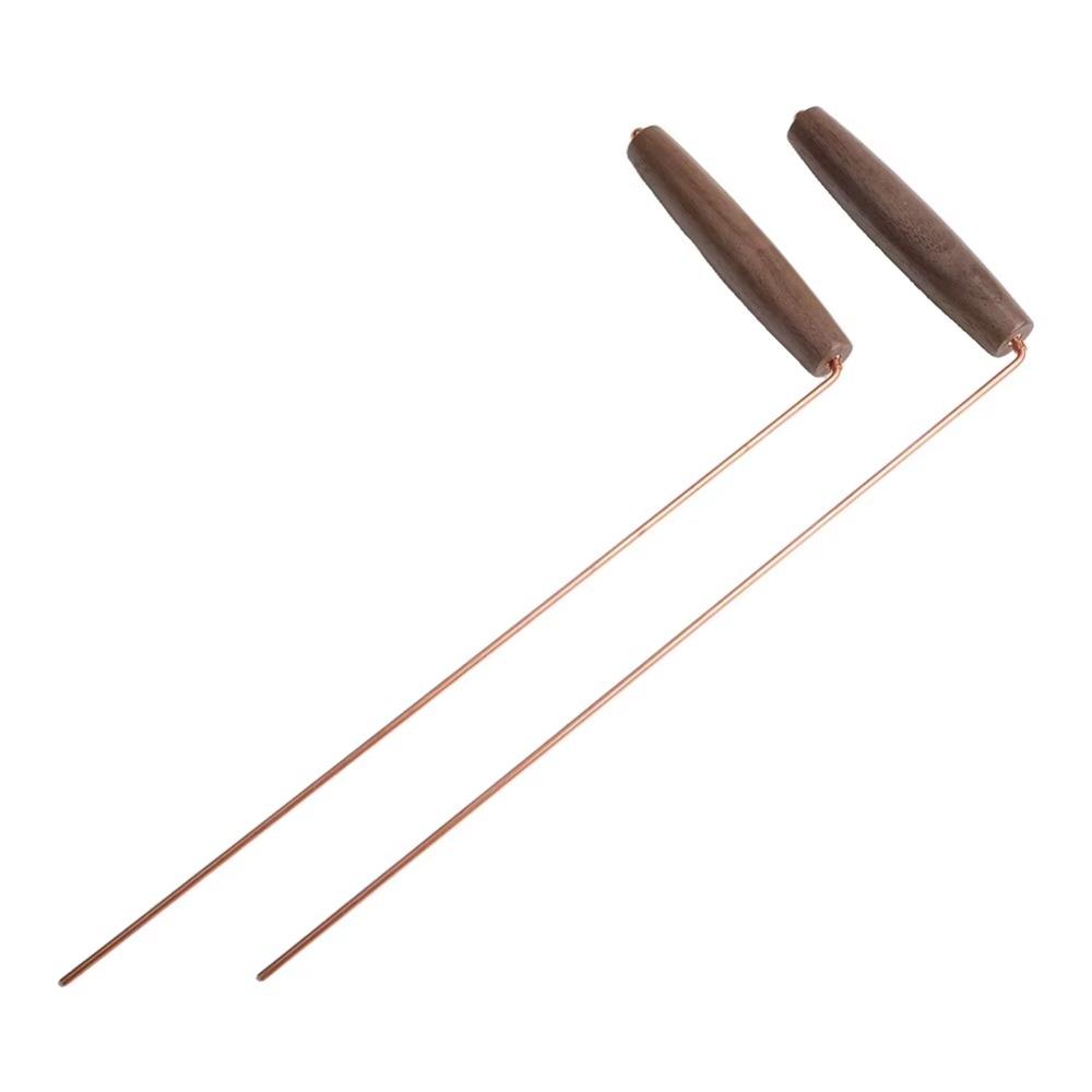 Detachable Pure Copper Metal Detector Flexible Metal Pinpointer Dowsing Rod  Outdoor Activities