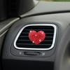 Heart-shaped Car Aromatherapy Clip Auto Perfume Clip Car Aroma Diffuser Air Outlet Decoration