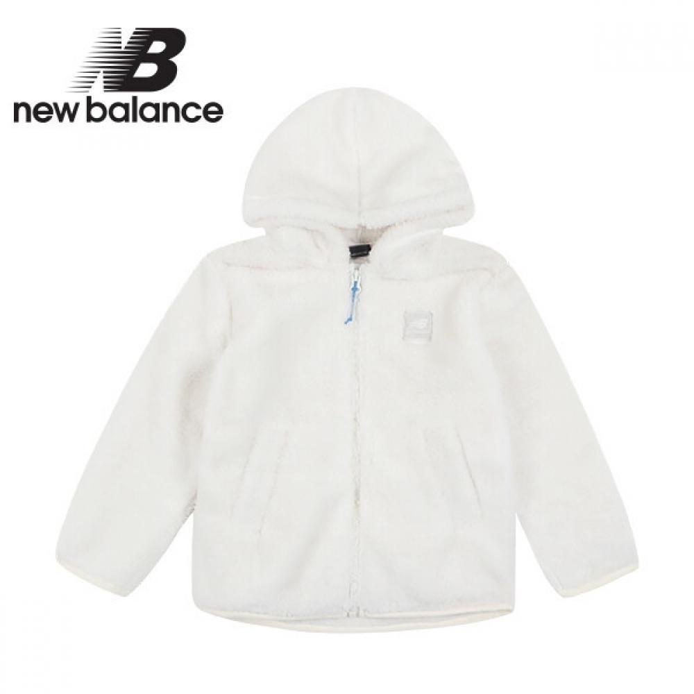 

New Balance Kids Essential Purple Hoodie Zip Up Ivory 110