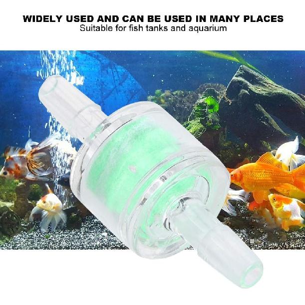 Silicone Tube Filter Aquarium Green 10PCS ABS Cleaning Filtration Supplies for Fish and Aquariums