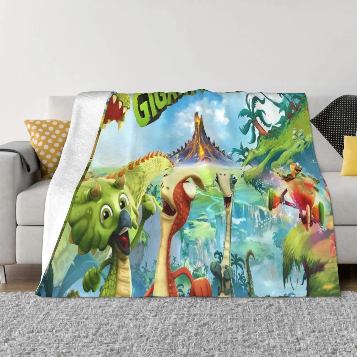 funny gigantosaurus gift for fans Throw Blanket Cute Blanket Plaid Large Blanket warm blanket for winter 30x40in