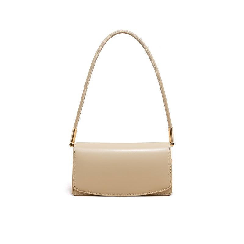 Simple Underarm Bag, Niche Design, Accordion Bag, Metal Hardware, Single-shoulder Bag, Versatile Small Square Bag