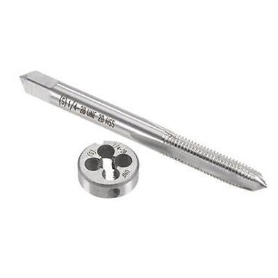 1/4\"-28 UNF Tap & Die Set Fittings HSS Metalworking