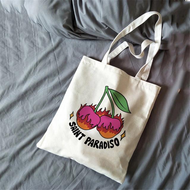 

Harajuku Kawaii Y2k Мультфильмы Аниме Сумки для покупок Сумка Холст Покупатель Сумка Многоразовая сумка Сумка сумка на плечо Сумки Складные