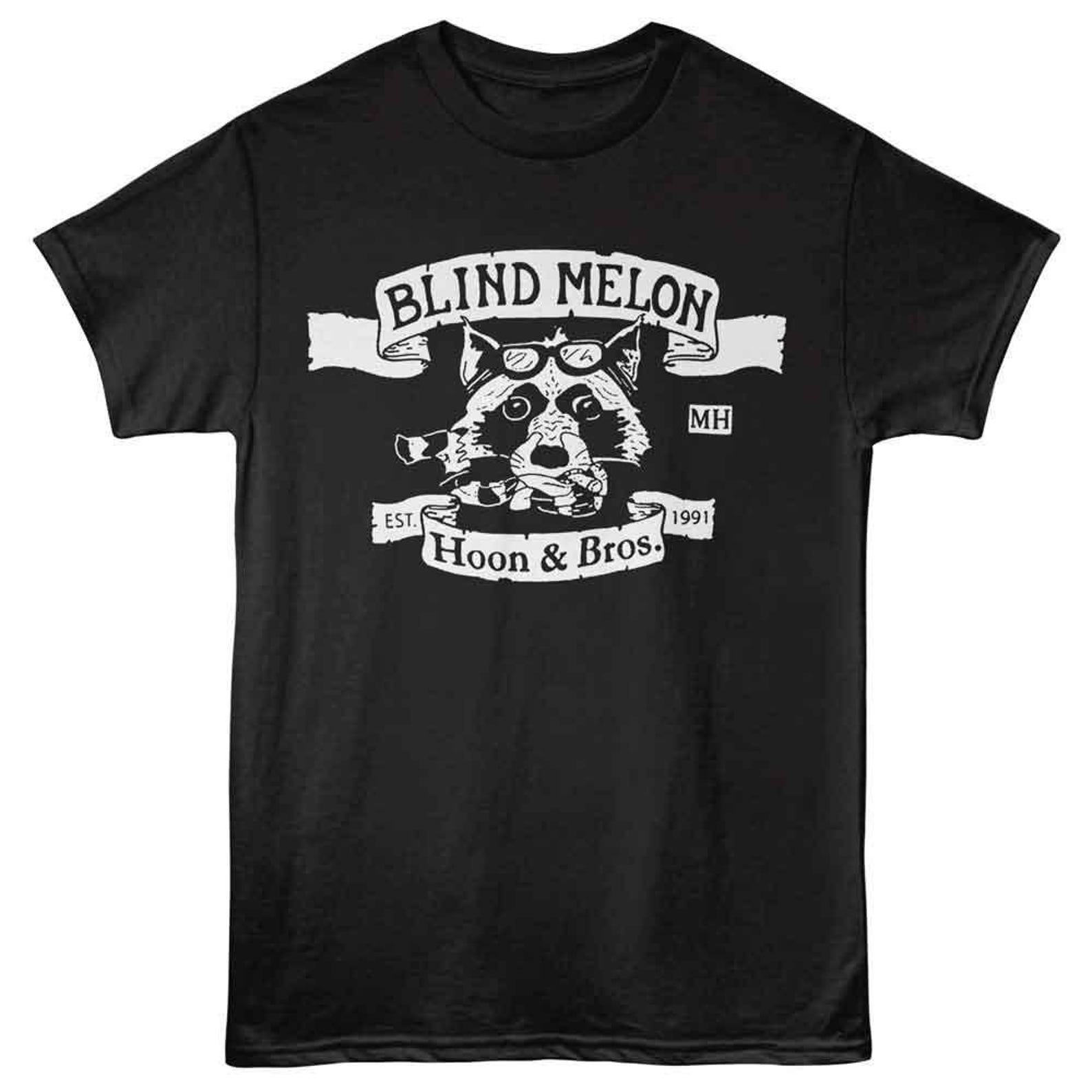 Blind Melon Hoon And Bros Raccoon Black T-Shirt XL